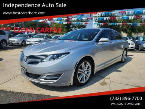 2016 Lincoln MKZ for sale at Independence Auto Sale in Bordentown NJ