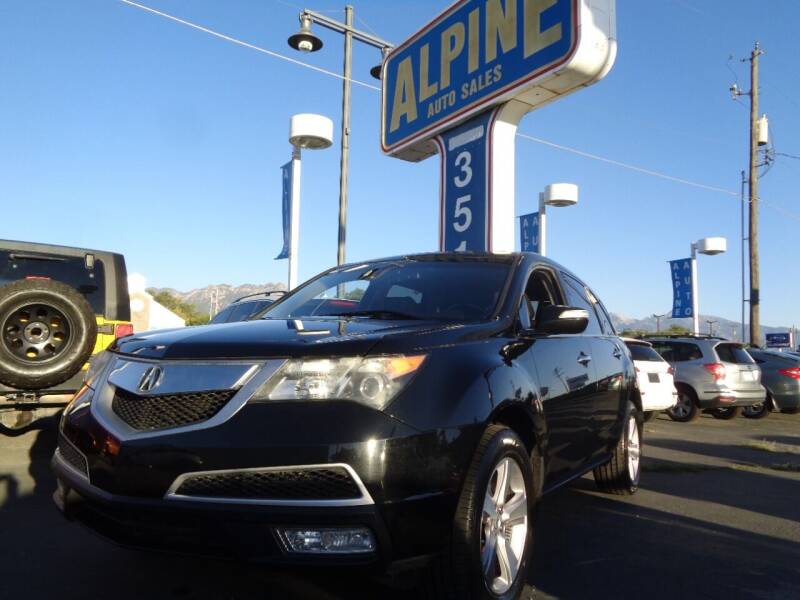 2013 Acura MDX for sale at Alpine Auto Sales in Salt Lake City UT