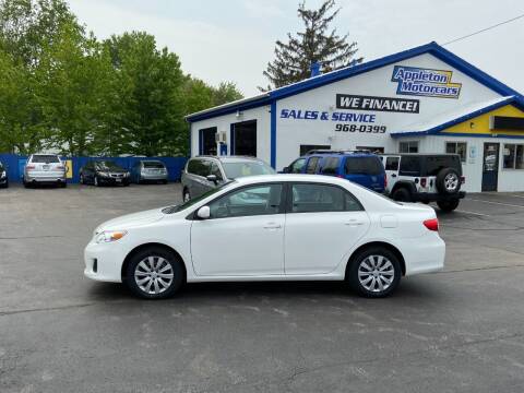 2012 Toyota Corolla for sale at Appleton Motorcars Sales & Service in Appleton WI
