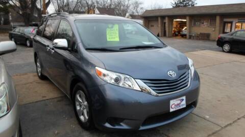 2015 Toyota Sienna for sale at Cruisin Auto Sales in Appleton WI