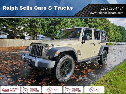 2018 Jeep Wrangler JK Unlimited for sale at Ralph Sells Cars & Trucks in Puyallup WA