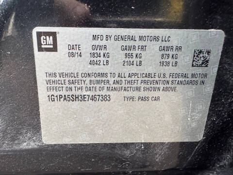 2014 Chevrolet Cruze LS Auto