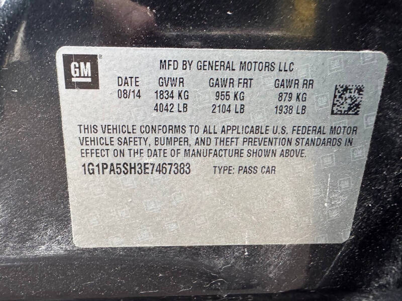 2014 Chevrolet Cruze LS Auto