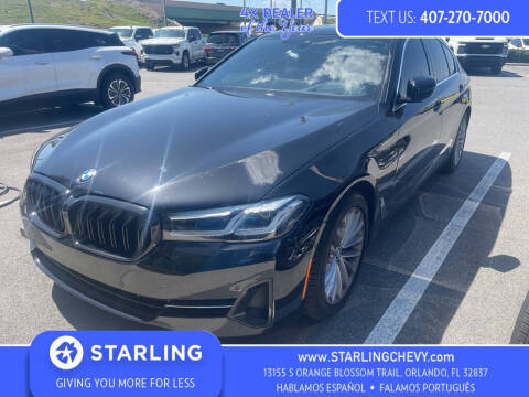 2021 BMW 5 Series for sale at Pedro @ Starling Chevrolet in Orlando FL