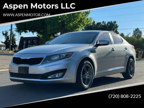 2013 Kia Optima for sale at Aspen Motors LLC in Denver CO