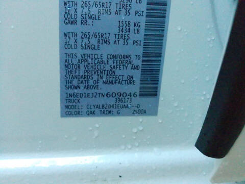 2026 Nissan Frontier SV