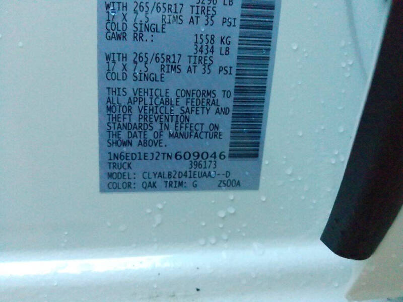 2026 Nissan Frontier SV