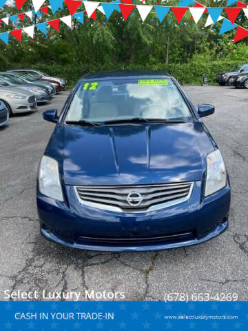 2012 Nissan Sentra for sale at Select Luxury Motors in Cumming GA