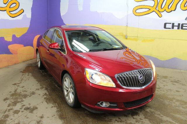 Red 2017 Buick Verano Leather Group Leather Group 4dr Sedan 2