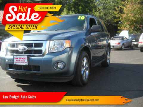 2010 Ford Escape for sale at Low Budget Auto Sales in Rochester NH