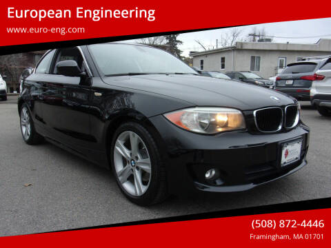 2012 BMW 1 Series for sale at European Engineering in Framingham MA