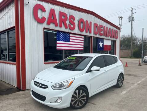 2015 Hyundai Accent for sale at Cars On Demand 3 in Pasadena TX