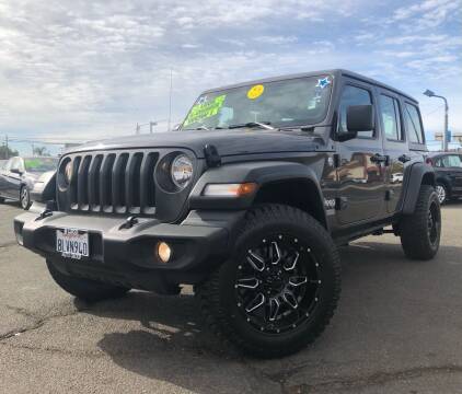 2019 Jeep Wrangler Unlimited for sale at LUGO AUTO GROUP in Sacramento CA