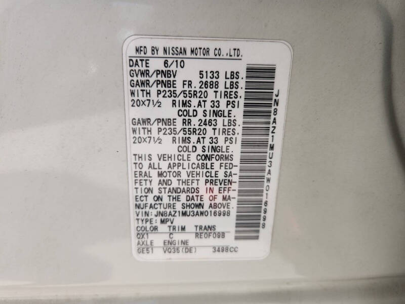 2010 Nissan Murano LE