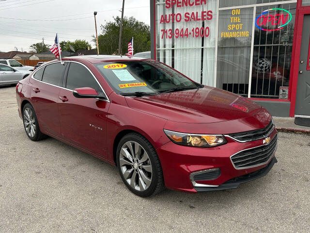 2017 Chevrolet Malibu for sale at SPENCER AUTO SALES in South Houston, TX