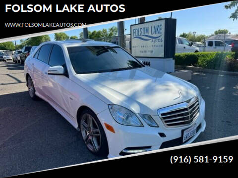 2012 Mercedes-Benz E-Class for sale at FOLSOM LAKE AUTOS in Orangevale CA