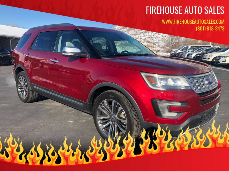 2016 Ford Explorer for sale at Firehouse Auto Sales in Springville UT