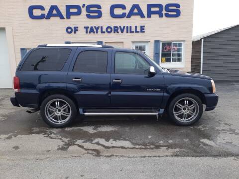 2004 Cadillac Escalade for sale at Caps Cars Of Taylorville in Taylorville IL