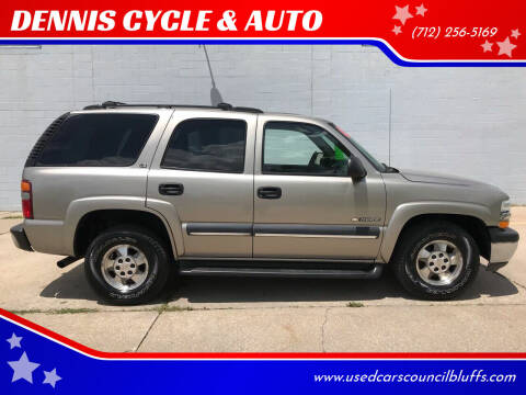 2002 Chevrolet Tahoe for sale at DENNIS CYCLE & AUTO in Council Bluffs IA