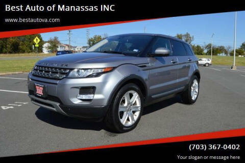 2014 Land Rover Range Rover Evoque for sale at Best Auto of Manassas INC in Manassas VA