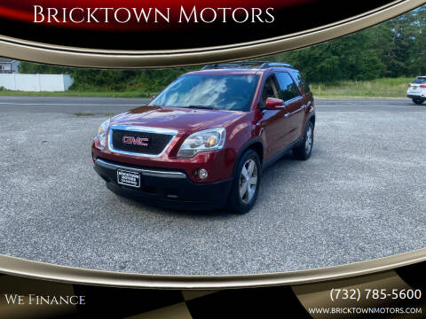 2010 GMC Acadia for sale at Bricktown Motors in Brick NJ