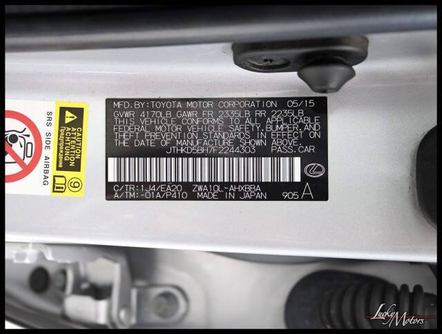 2015 Lexus CT 200h