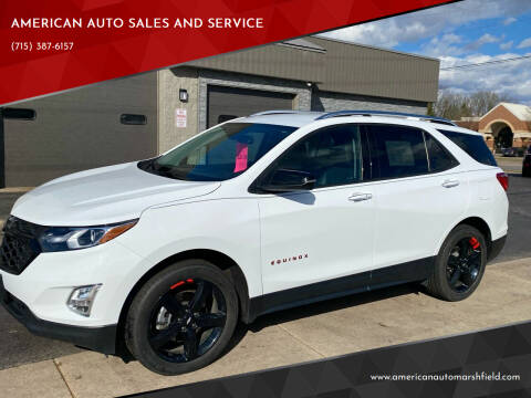 2020 Chevrolet Equinox for sale at AMERICAN AUTO SALES AND SERVICE in Marshfield WI