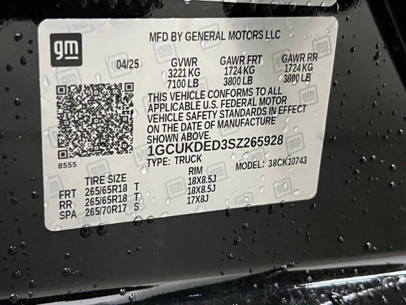 2025 Chevrolet Silverado 1500