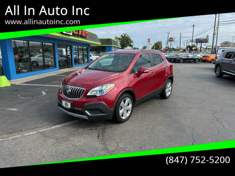 2015 Buick Encore for sale at All In Auto Inc in Palatine IL