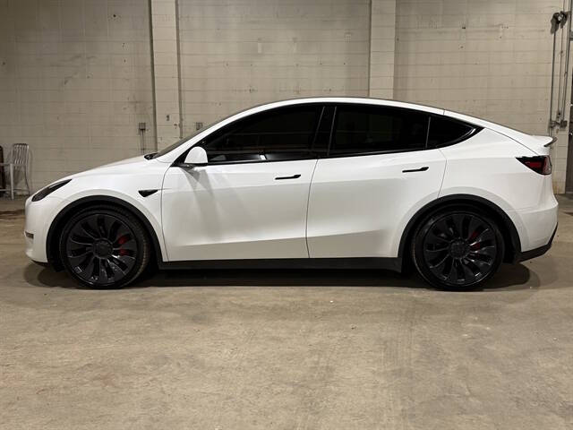 White 2021 Tesla Model Y Performance AWD Performance 4dr Crossover 2