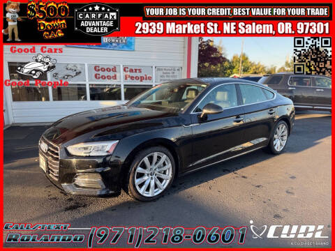 2018 Audi A5 Sportback for sale at Good Cars Good People in Salem OR