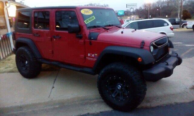 2007 Jeep Wrangler Unlimited for sale at Jim Clark Auto World in Topeka KS