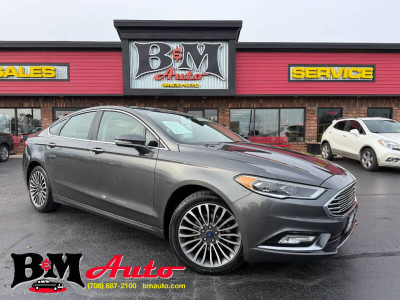 2017 Ford Fusion for sale at B & M Auto Sales Inc. in Oak Forest IL