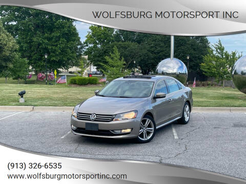 2015 Volkswagen Passat for sale at WOLFSBURG MOTORSPORT INC in Shawnee KS