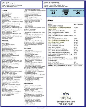 2024 Mercedes-Benz AMG GT 63