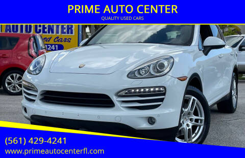 2012 Porsche Cayenne for sale at PRIME AUTO CENTER in Palm Springs FL
