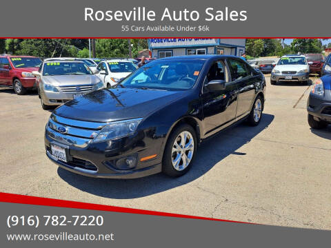 2012 Ford Fusion for sale at Roseville Auto Sales in Roseville CA