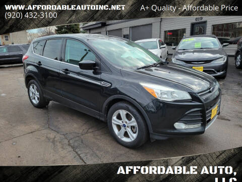 2014 Ford Escape for sale at AFFORDABLE AUTO, LLC in Green Bay WI
