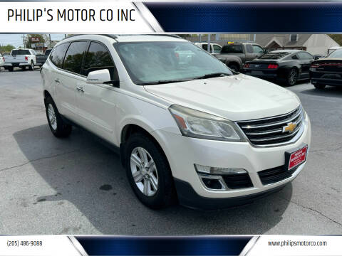 2014 Chevrolet Traverse for sale at PHILIP'S MOTOR CO INC in Haleyville AL