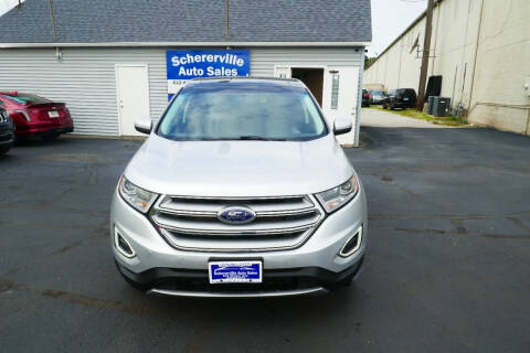 2015 Ford Edge for sale at SCHERERVILLE AUTO SALES in Schererville IN
