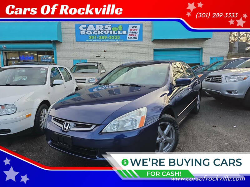 2004 Honda Accord for sale at Cars Of Rockville in Rockville MD