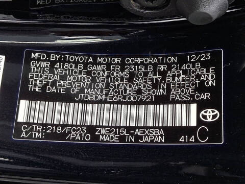 2024 Toyota Corolla Hybrid SE