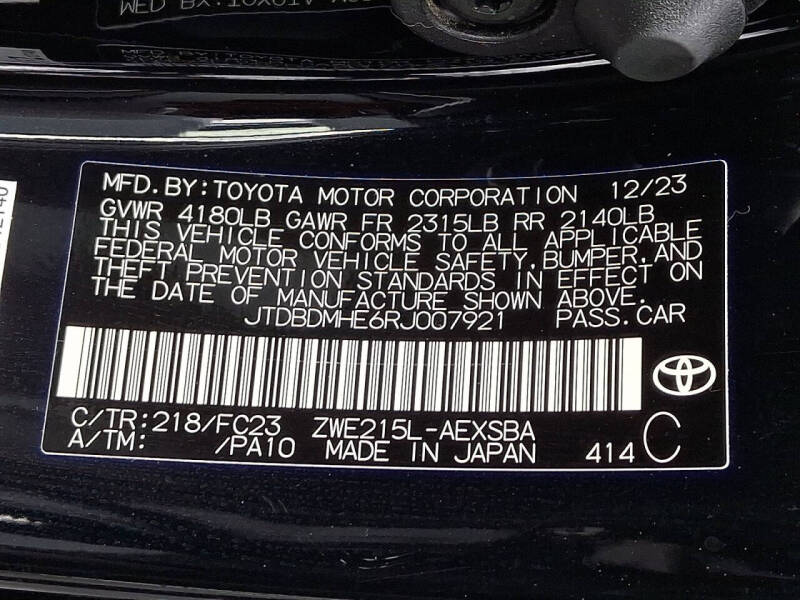 2024 Toyota Corolla Hybrid SE