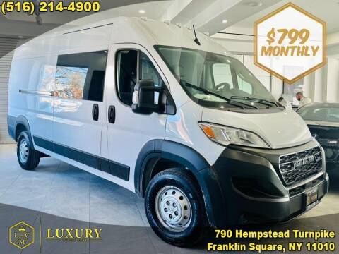 2023 RAM ProMaster for sale at LUXURY MOTOR CLUB in Franklin Square NY