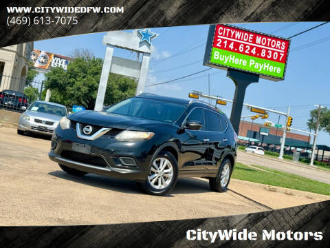 2015 Nissan Rogue for sale at CityWide Motors in Garland TX