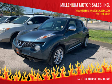 2013 Nissan JUKE for sale at MILLENIUM MOTOR SALES, INC. in Rosenberg TX