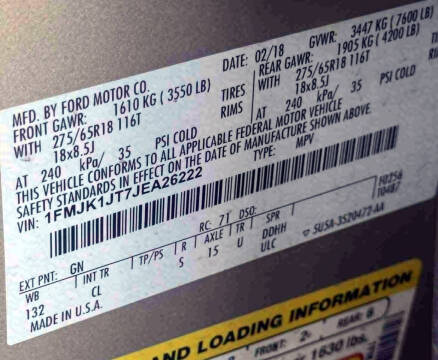 2018 Ford Expedition MAX XLT