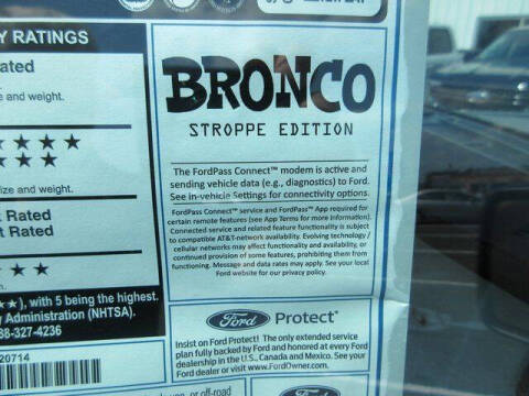 2025 Ford Bronco Stroppe Edition