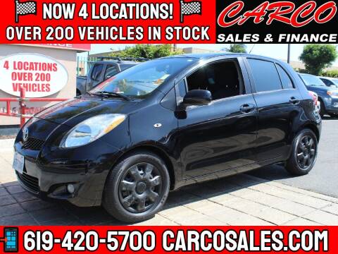 2010 Toyota Yaris for sale at CARCO SALES & FINANCE in Chula Vista CA