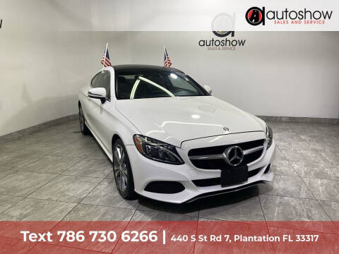 2017 Mercedes-Benz C-Class for sale at AUTOSHOW SALES & SERVICE in Plantation FL